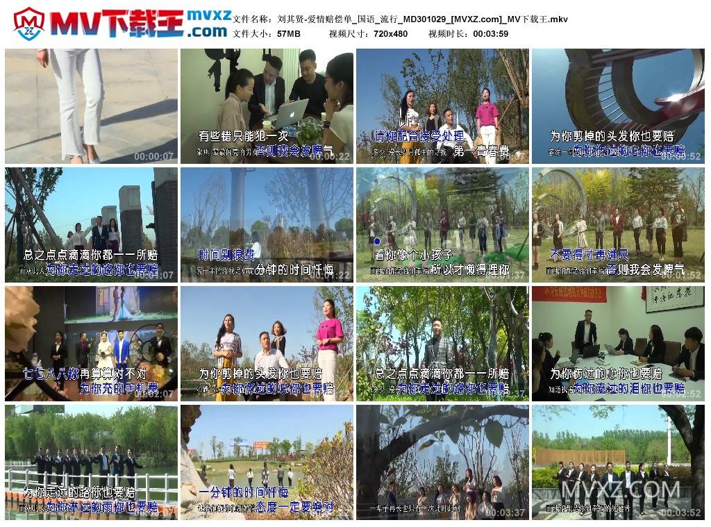 刘其贤-爱情赔偿单_国语_流行_MD301029
